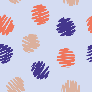 Abstract squiggles on a lilac background.