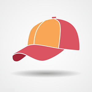 A colorful baseball cap.