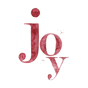 The word "joy".