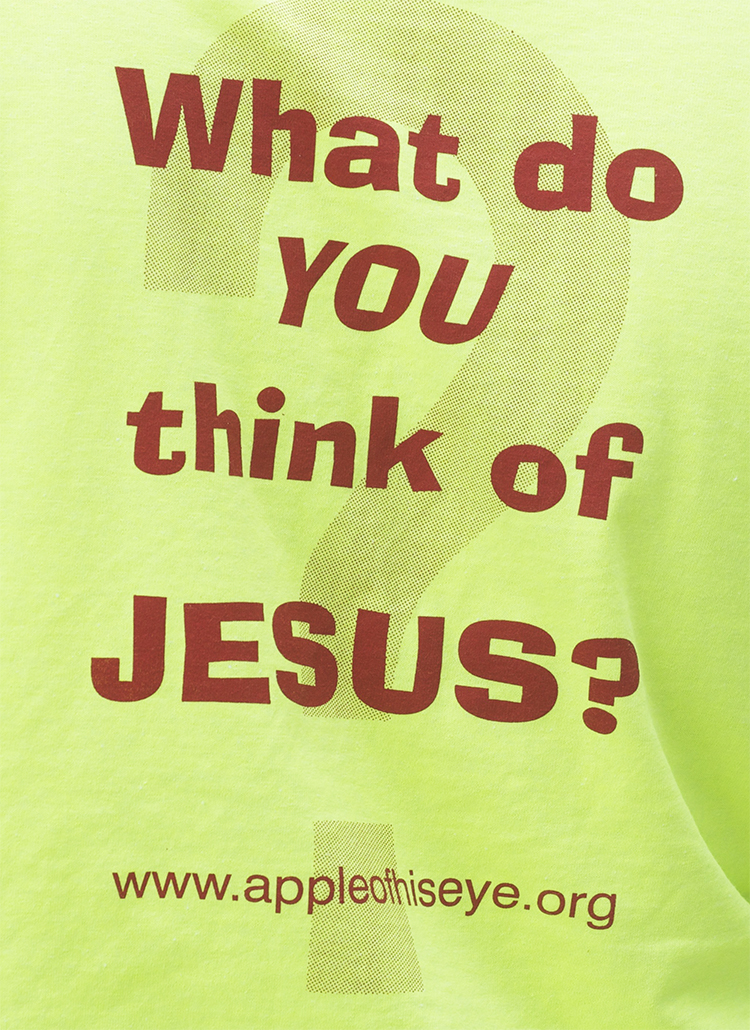 what do you think of jesus t shirt